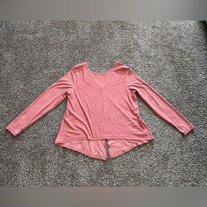 Old Navy tie back long sleeve top